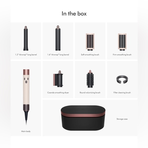 Dyson Airwrap multi-styler complete long ceramic pink and rose gold - Picture 10 of 15